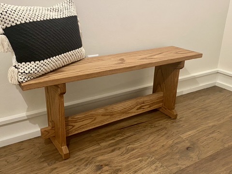Bench in Oak